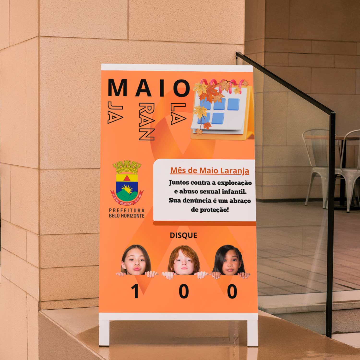 Banner da Prefeitura (Consciência Maio Laranja) 